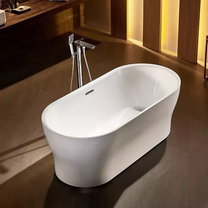 Акриловая ванна BELBANGO 170x80 слив-перелив хром (BB405-1700-800)