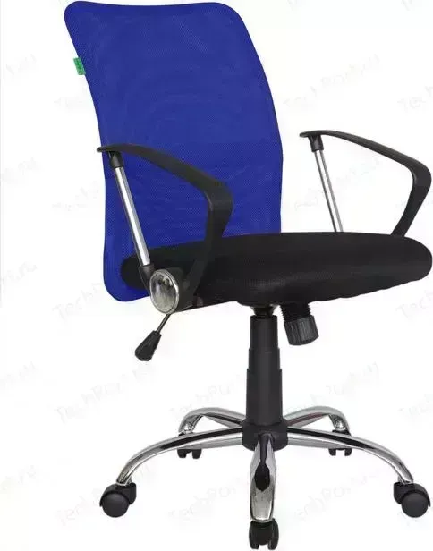 Кресло офисное Riva Chair RCH 8075 синяя сетка
