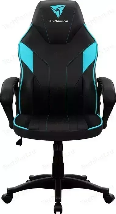 Кресло офисное ThunderX3 компьютерное EC1 black-cyan air