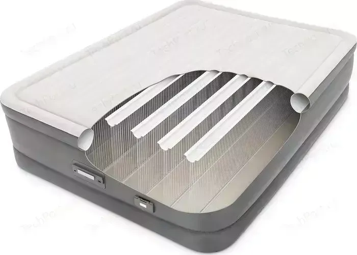 Надувная кровать INTEX 64770 Dream Support Airbed 152х203х46см, встроенный насос 220V
