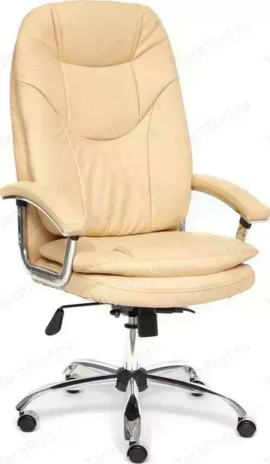 Кресло офисное TetChair SOFTY LUX кож/зам бежевый 36-34