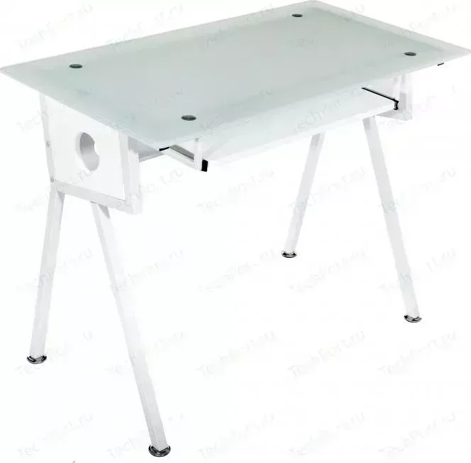 Стол компьютерный Woodville Rubin white