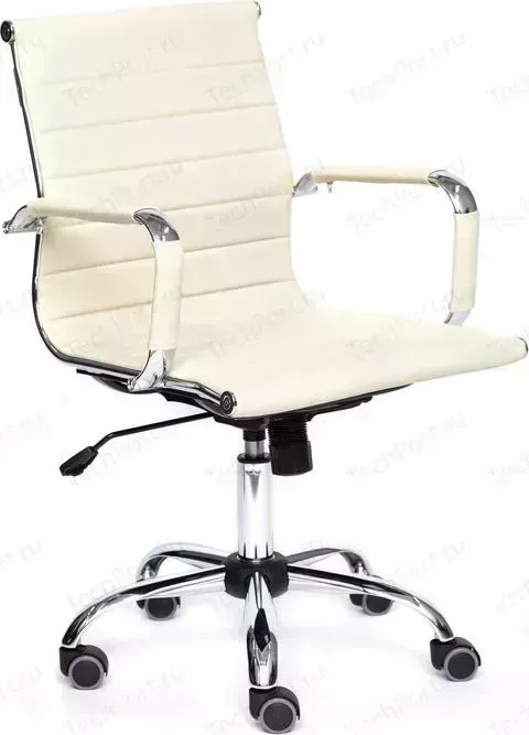 Кресло офисное TetChair URBAN-LOW кож/зам, бежевый