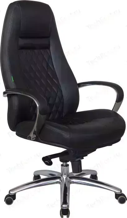Кресло офисное Riva Chair RCH F185 натуральная кожа черный (А8)