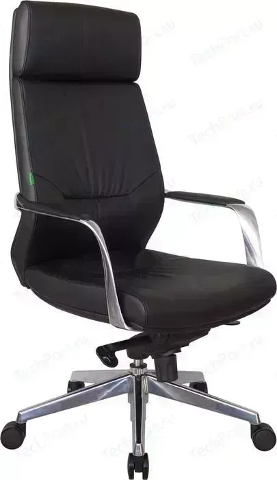 Кресло офисное Riva Chair RCH А1815 натуральная кожа черный (А8)