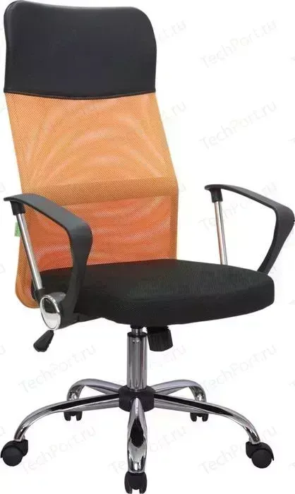 Кресло офисное Riva Chair RCH 8074 оранжевая сетка (DW-05)