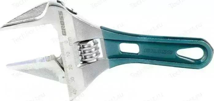 Ключ разводной GROSS 160 мм CrV (15566)