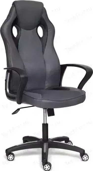 Кресло офисное TetChair Racer кож/зам/ткань металлик/серый 36/12