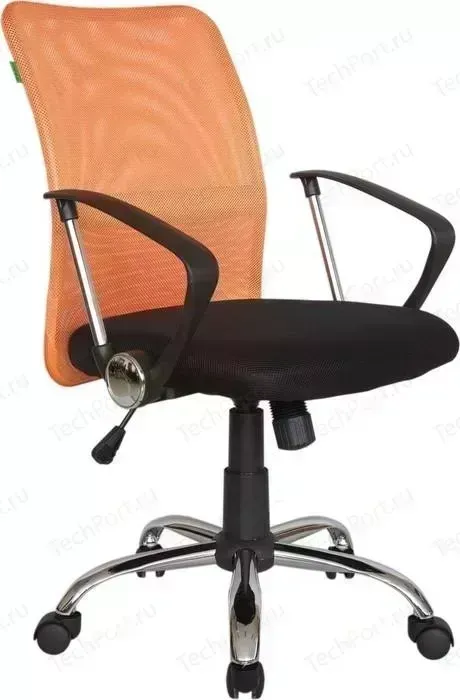 Кресло офисное Riva Chair RCH 8075 оранжевая сетка (DW-05)