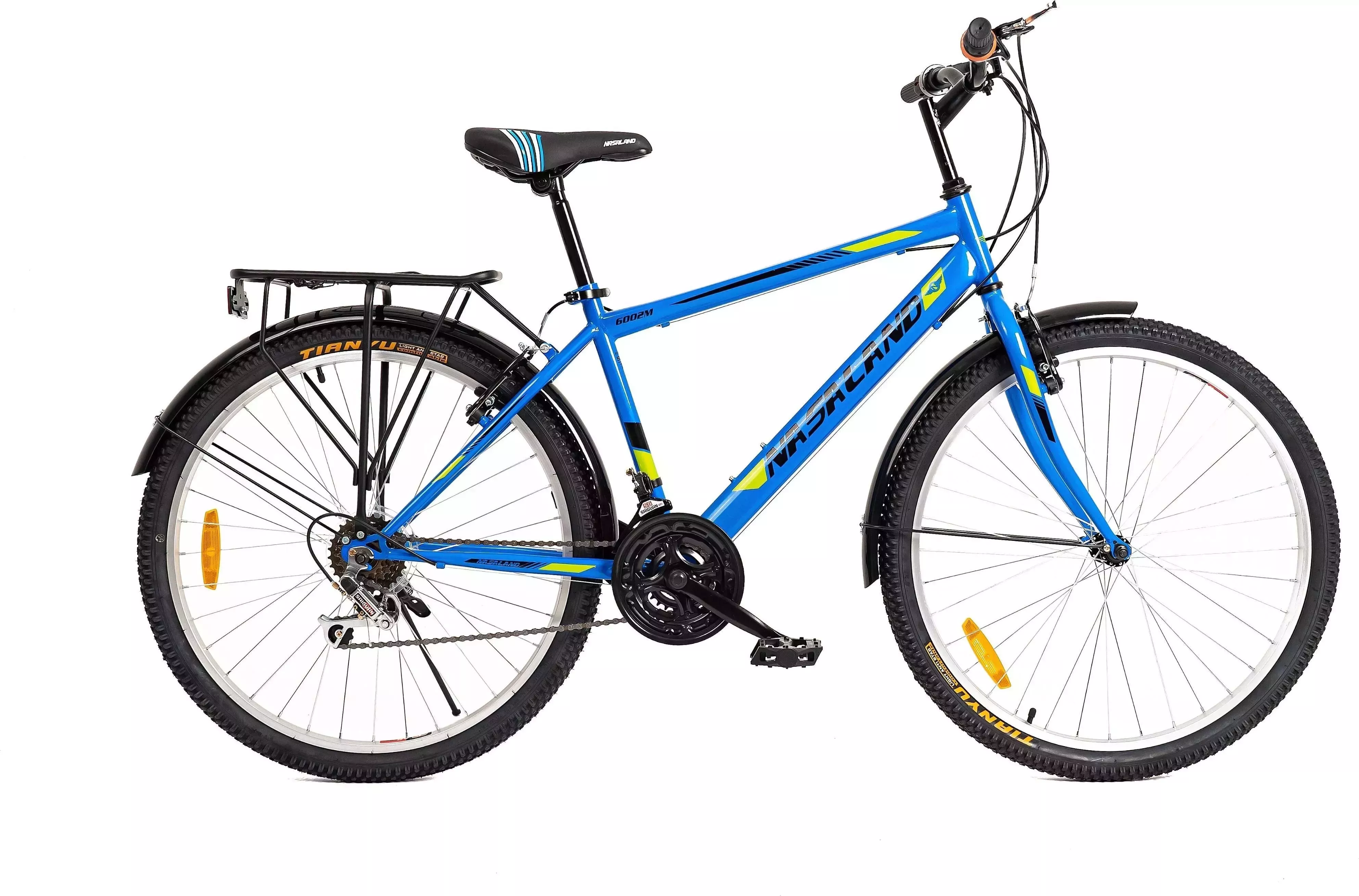 Велосипед взрослый Nasaland 6002M синий 26, рама 17,5