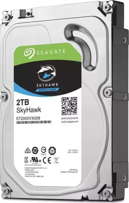 Жесткий диск SEAGATE Skyhawk ST2000VX008 SATA-III/2Tb/5900rpm/64Mb/3.5