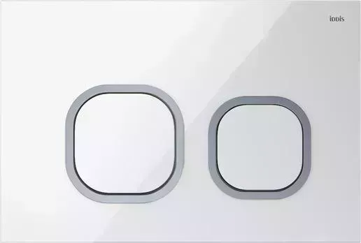 Кнопка смыва IDDIS Uniglass 001 белая (UNG01WCi77)