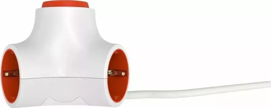 Удлинитель Старт Octopus S 3x1-ZDV 1.4м белый/оранжевый (17431)