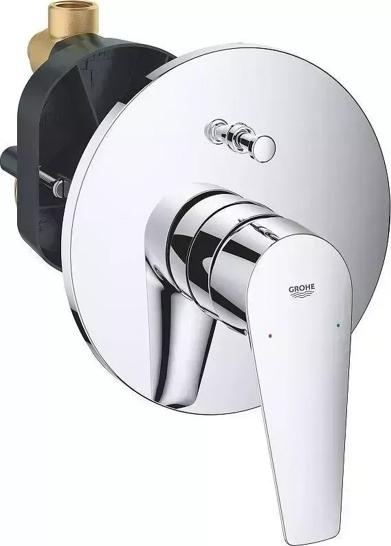 Смеситель для ванны Grohe BauEdge 29079001 хром