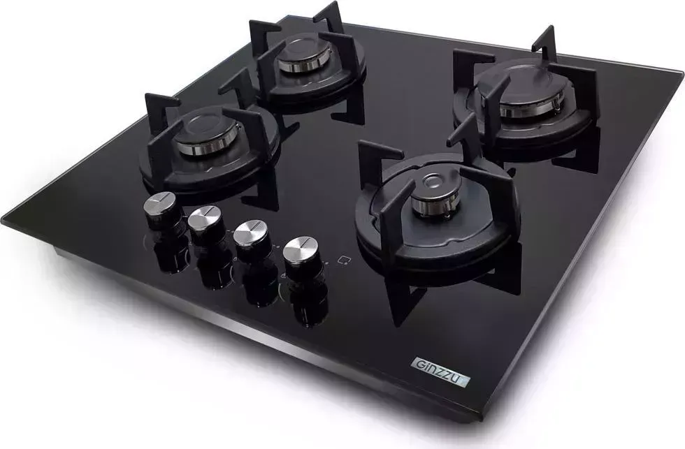 Панель варочная газовая GINZZU HCG-442 черная