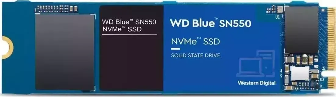 SSD накопитель Western Digital BLUE M.2 2280 250GB (WDS250G3B0C)