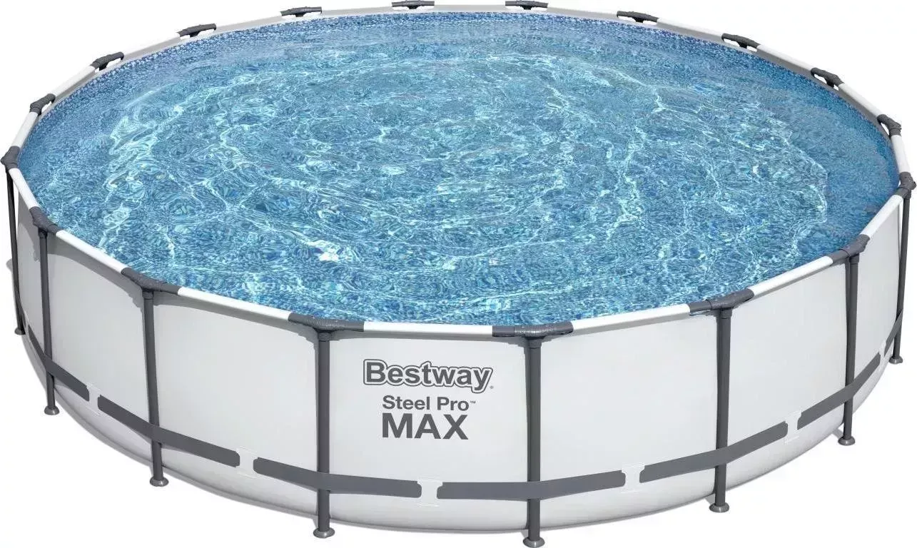 Бассейн каркасный BESTWAY BestWay Steel Pro MAX 549х122см фильтр-насос, лестница, тент (56462) 56462