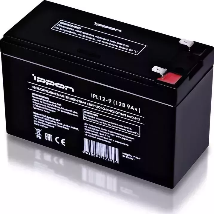 ИБП IPPON Батарея для IPL12-9 (12В 9Ач)