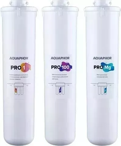 Сменный модуль для фильтра АКВАФОР Pro1-Pro100-ProMg Комплект картриджей (3шт)