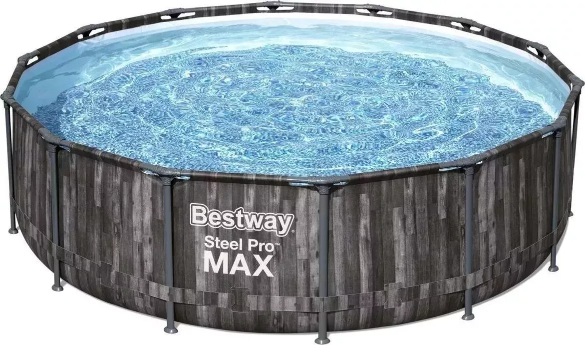 Бассейн каркасный BESTWAY BestWay Steel Pro 427х107см фильтр-насос, лестница, тент (5614Z)