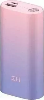 Внешний аккумулятор XIAOMI ZMI QB818 10000мAч розовый/фиолетовый
