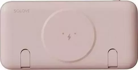 Внешний аккумулятор XIAOMI Solove W10 10000мAч розовый