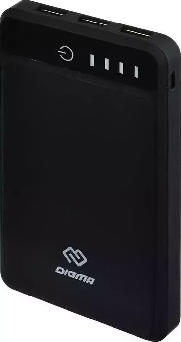 Внешний аккумулятор DIGMA DG-10000-3U-BK черный