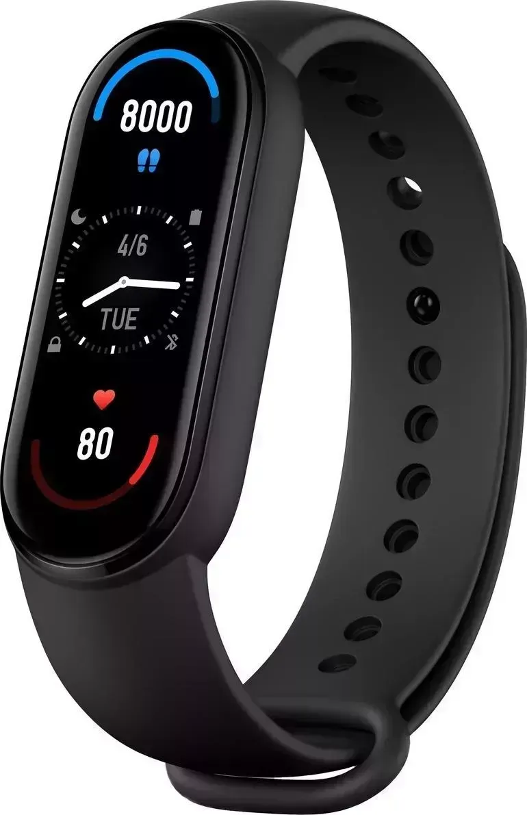 Фитнес-браслет XIAOMI Smart Band 6 NFC черный (bhr4954gl)