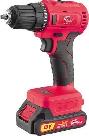 Дрель аккумуляторная FBS Wortex BD 1815-1 DLi в ALL1 (+напульсник MW 0509 + набор бит 11) (BD18151DLi0029A1)