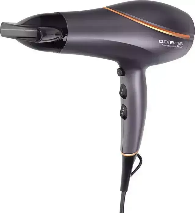 Фен POLARIS PHD 2290Ti Tourmaline PROF 2200Вт графит/золотистый