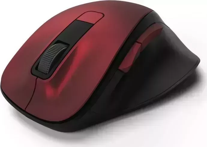 Мышь проводная HAMA MW-500 красный оптическая (1600dpi) бес USB для ноутбука (6but)
