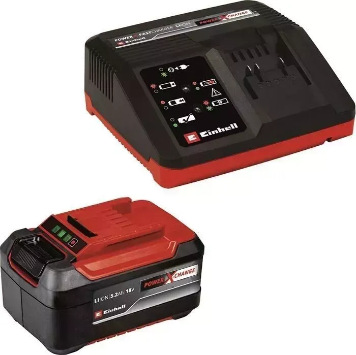 Аккумулятор EINHELL с зарядным устройством PXC 18V 5,2Ah Fastcharger 4A (4512114)