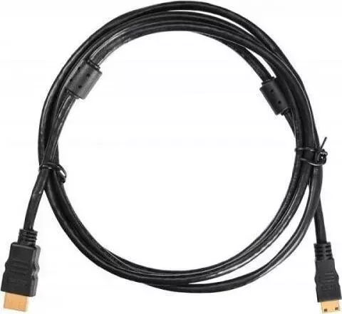 Кабель HDMI BURO 1.4 (m)/Mini (m) 1.8м. феррит.кольца Позолоченные контакты черный (MINIHDMI-1.8M)