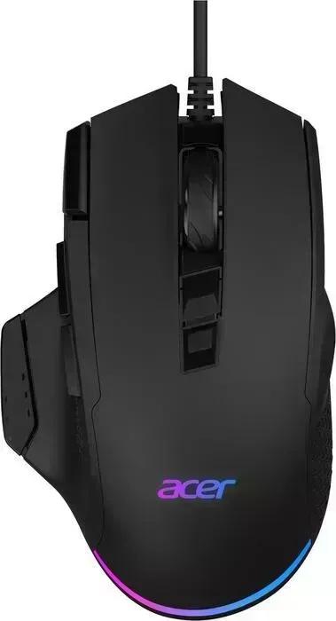 Мышь проводная ACER OMW180 черный оптическая (6400dpi) USB (9but) (ZL.MCEEE.00S)
