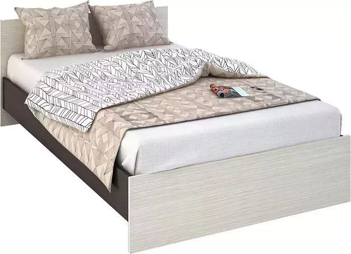 Кровать НИКА Бася КР-556 1,2 венге/белфорд