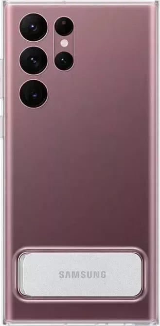 Чехол (клип-кейс) SAMSUNG Galaxy S22 Ultra Clear Standing Cover прозрачный (EF-JS908CTEGRU) (EF-JS908CTEGRU)