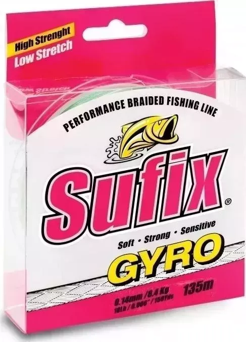 Леска плетеная SUFIX GYRO Braid зеленая 135 м 0.30 мм 17 кг