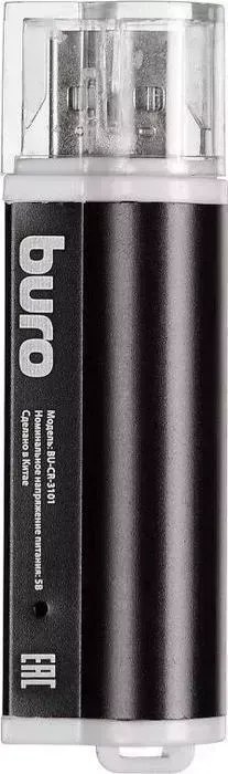 Устройство чтения карт памяти BURO USB2.4 BU-CR-3101 черный