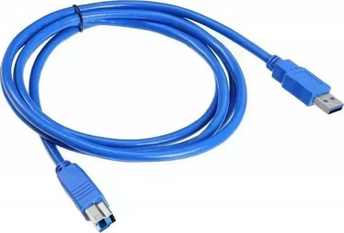 Кабель BURO для принтера USB3.0-AM/BM USB A(m) USB B(m) 1.8м синий