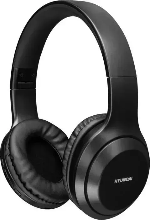 Наушники HYUNDAI H-HP200B черный беспроводные bluetooth оголовье