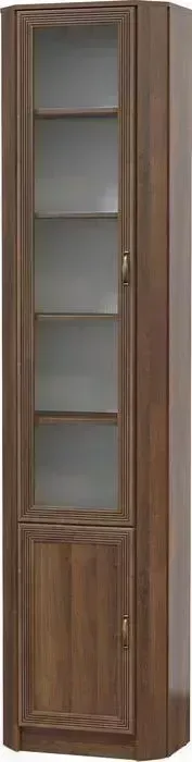 Шкаф комбинированный Олимп В-20 дуб кальяри/ Masa Decor дуб кальяри/профиль: Masa Decor дуб кальяри/стекло