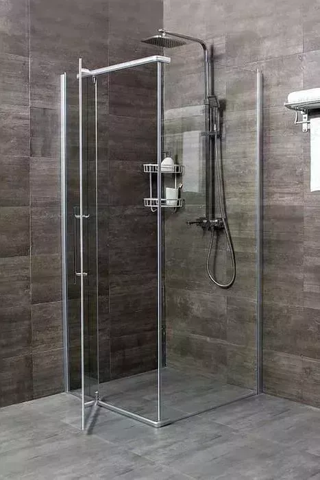 Душевой уголок ERLIT Comfort 90x90 с поддоном, прозрачный, хром (ER10109H-C1, ЛП00183)