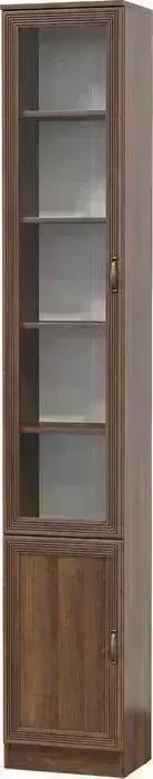 Шкаф Олимп многоцелевого назначения В-17 дуб кальяри/ Masa Decor дуб кальяри/профиль: Masa Decor дуб кальяри/стекло