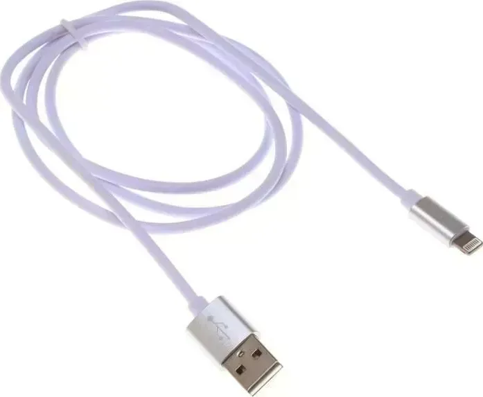 Кабель BURO BHP RET LGHT-W USB (m)-Lightning (m) 1м белый