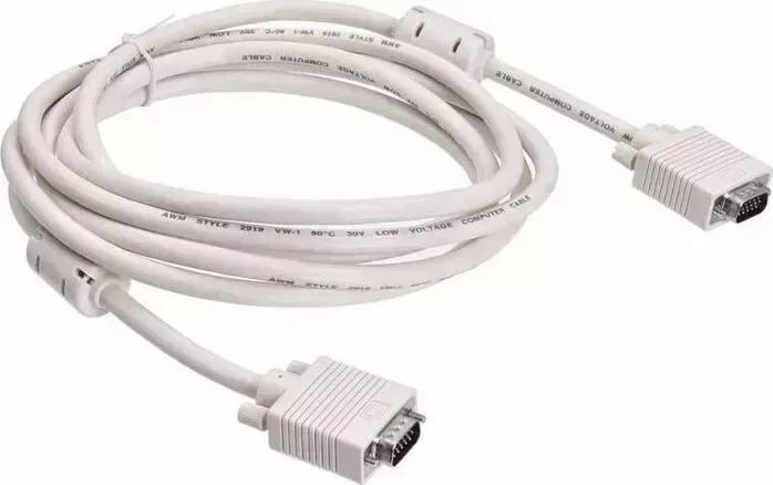 Кабель BURO CAB016S-10 VGA (m) VGA (m) 3м феррит.кольца серый