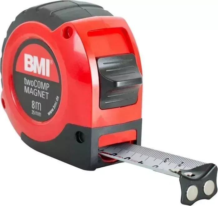 Рулетка BMI twoCOMP MAGNETIC 8 M