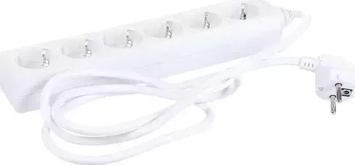 Сетевой фильтр HAMA 00121903 1.4м (6 розеток) белый