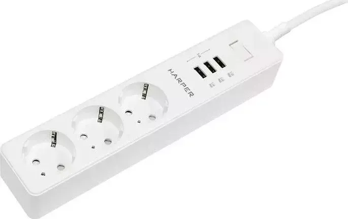 Сетевой фильтр HARPER UCH-325 White