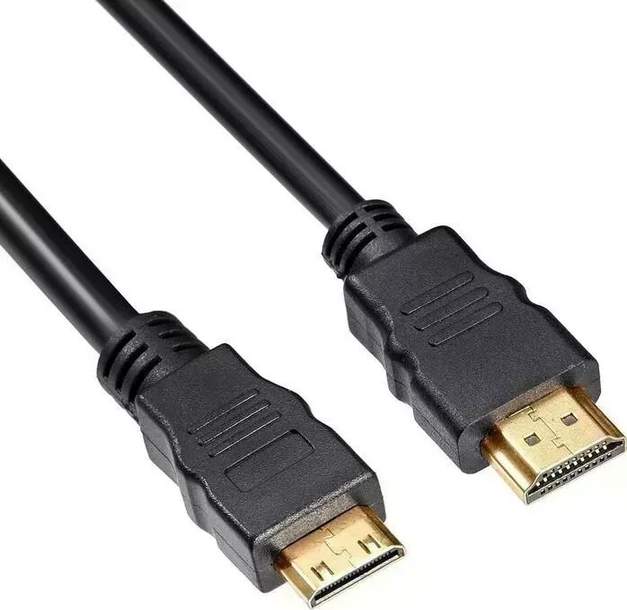 Кабель HDMI BURO mini- (m)/ (m) 5м. черный (BHP-MINHDMI-5)