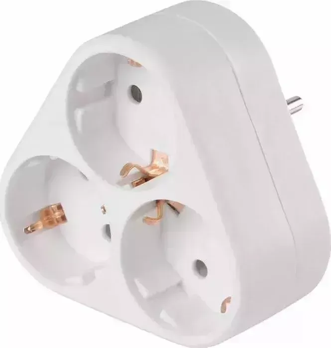 Сетевой разветвитель BURO BU-PS3VG-W (3 розетки) белый (пакет ПЭ)